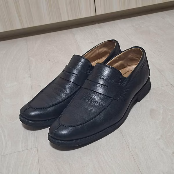 Mocasines Anatomic Gel Cuero Negro Talla 12-13 | Excelente Estado