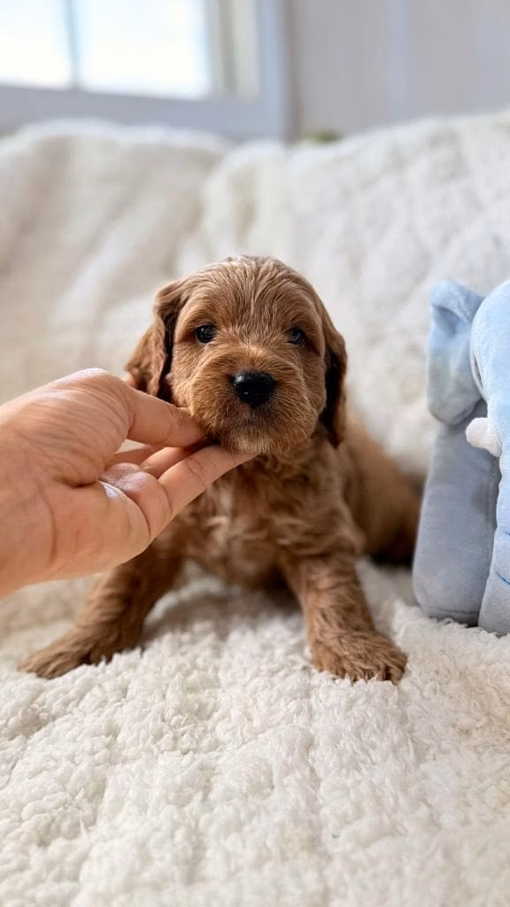 Hermoso Goldendoodle toy