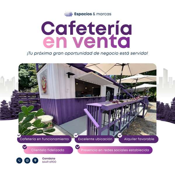 SPECIALTY COFFEE SHOP FOR SALE