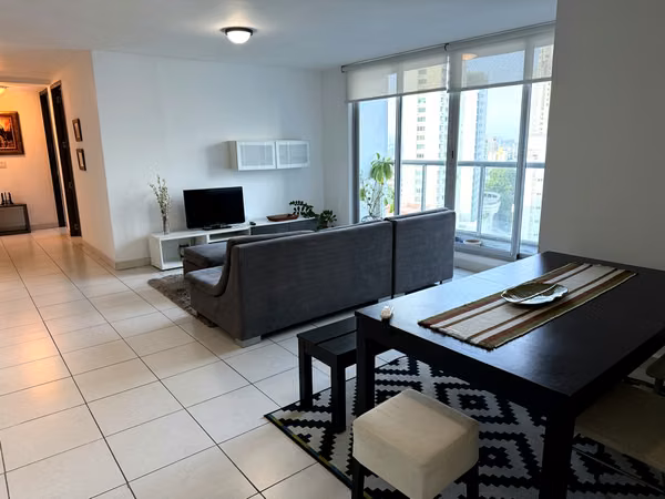 C355J  SE ALQUILA AMPLIO APARTAMENTO AMOBLADO EN EL CANGREJO