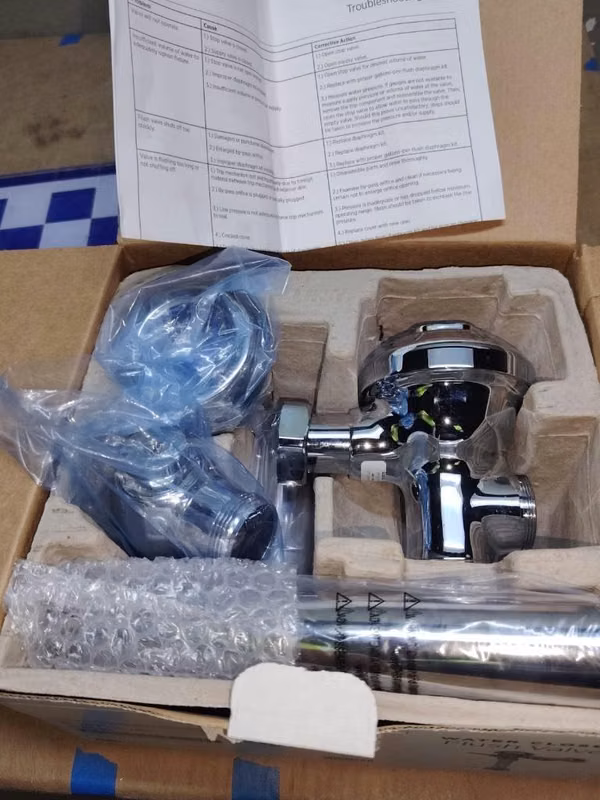 Fluxometro para inodoro de sensor