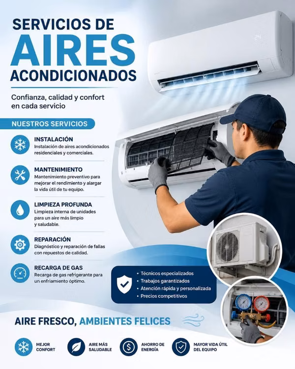 Mantenimientos de Aires Acondicionados e instalación