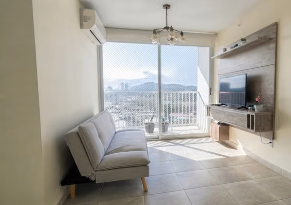 Furnished apartment in Parque Lefevre | 2 bedrooms | with balcony and city view