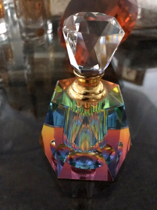 BOTELLAS DE CRISTAL FRANCÉS PARA RELLENAR CON PERFUMES.