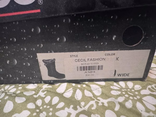 Nuevas botas para la nieve talla 9