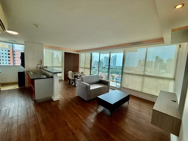 Via Porras | Dpto de 90m2 | 2 habitaciones | Area social