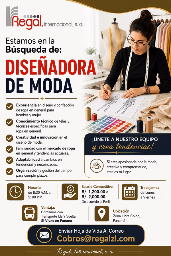 DISEÑADORA DE MODA