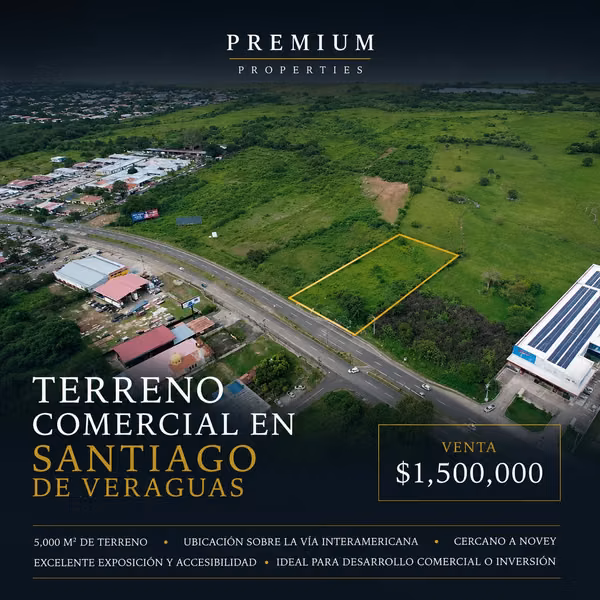 Commercial Land for Sale | Vía Interamericana, Santiago de Veraguas