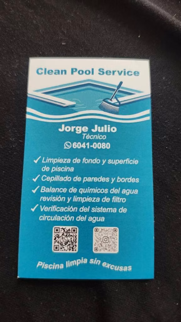 Technical pool maintenance