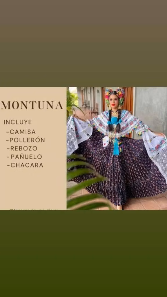 POLLERA MONTUNA