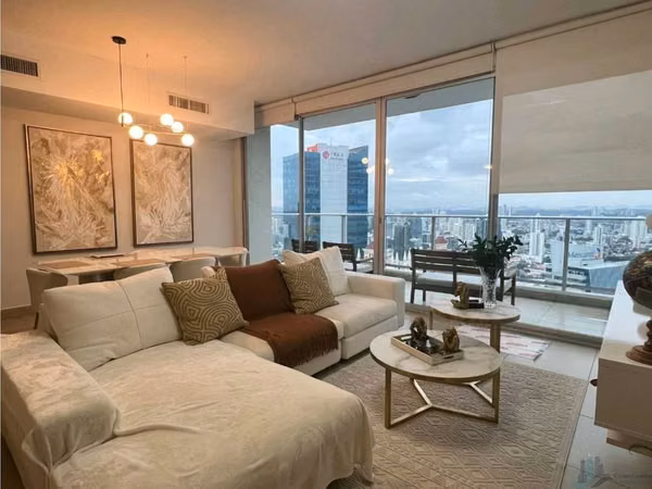 APARTMENT FOR RENT PUNTA PACIFICA 126M2 PH DUPONT TOWER FURNISHED TC