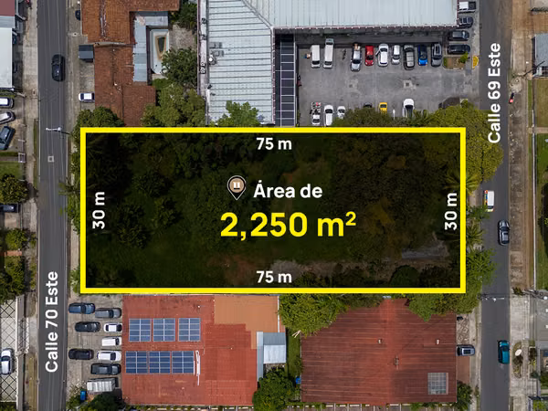 Se vende Terreno en San Francisco 2,250m2