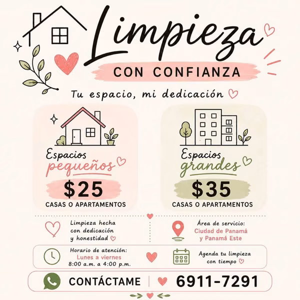 Cleaning of houses and apartments