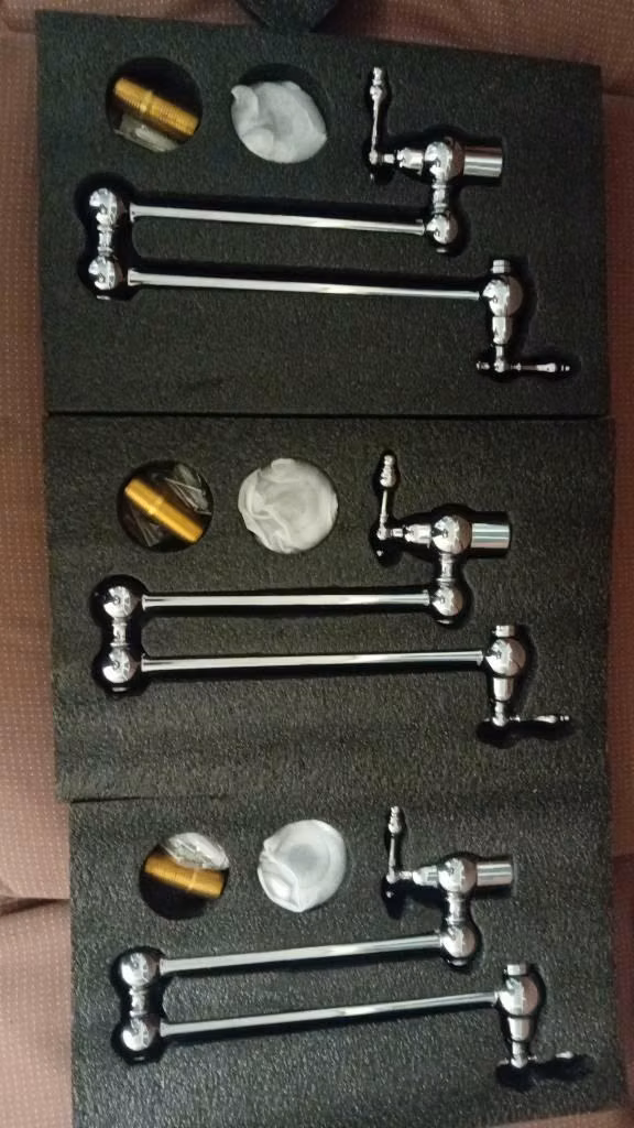 "Grifo Giratorio Pot Filler Cromado Acabado Industrial - Ideal Remodelación de Cocinas - Uso Industrial y Estético - Últimas 3 Unidades $25"