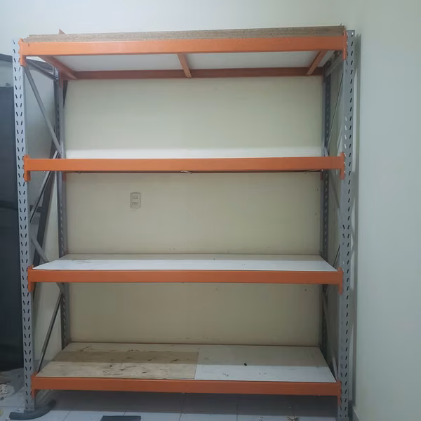 2 STORAGE SHELVES