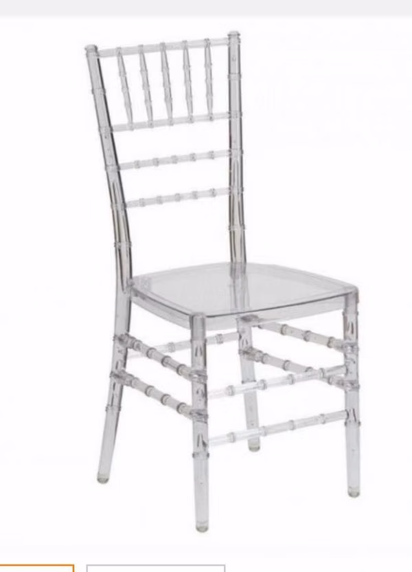 Tiffany style plastic chairs (4 chairs) New
