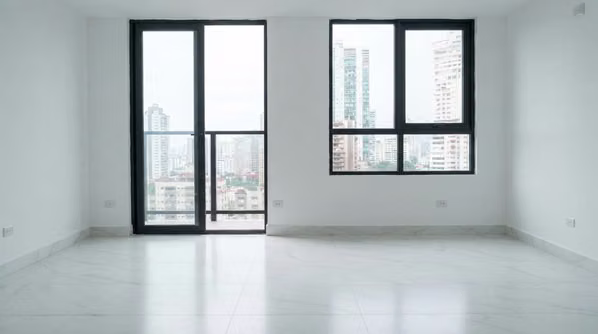 Apartment at Calle 50, PH The Gray I, with a balcony and city view.