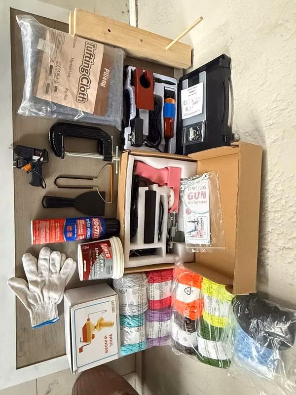 Kit para Tufting (confeccion de alfombras o alfombrillas)