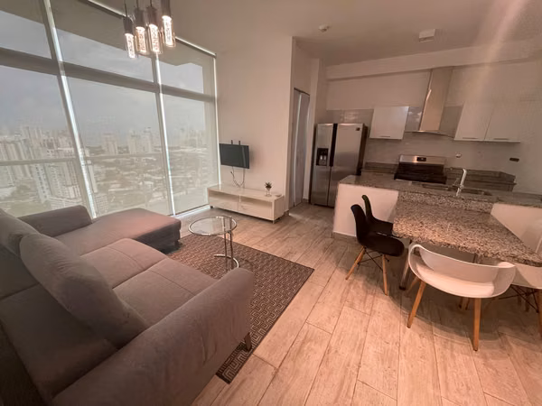 PH Metropolitan Park - Carrasquilla - 124; Amoblado Apartment in Rent