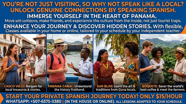 SPANISH CLASSES FOR TRAVELLERS AND EXPATS