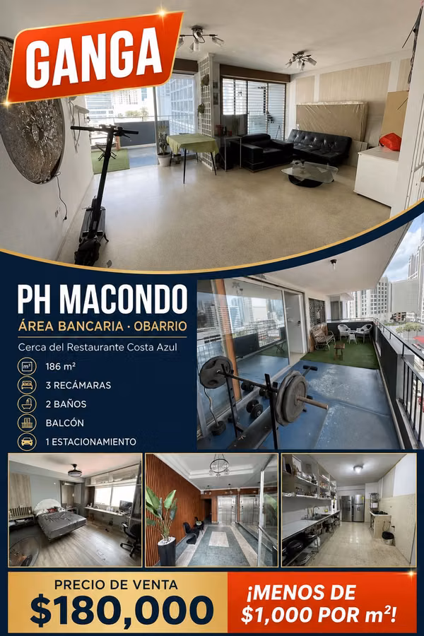 - 186 m ² at least $1,000 / m ²!