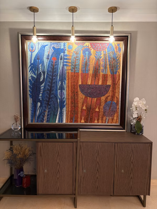 Original painting by painter Edwin Miranda