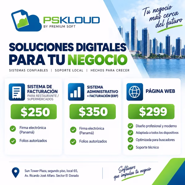 SYSTEMS FOR YOUR BUSINESS FROM $250 TO 124; BILLING, ERP AND WEB PAGES