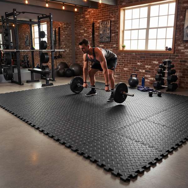 New gym floor package 12 piece covers 4.4 meters