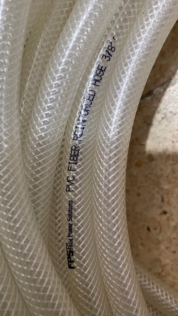 INDUSTRIAL HOSE - FIBER-REINFORCED PVC - 300 PSI