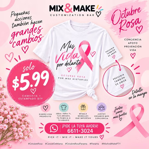 Pink October T-shirt - $5.99