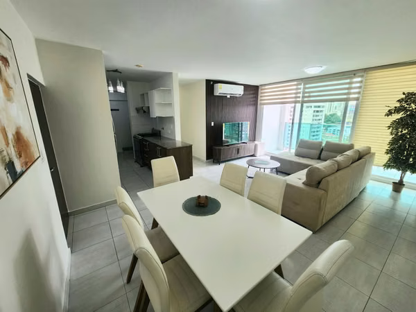 Modern and ready to occupy! 90 m ² apartment - 124; 2 bedrooms - 124; Balcony and White Line Samsun