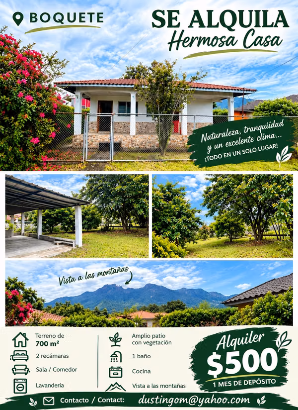 House with Mountain view - Boquete