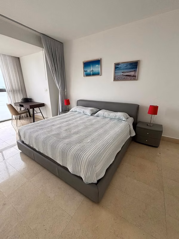ALQUILO APARTAMENTO EN AVE, BALBOA, 2 RECAMARAS, AMOBLADO, 165M2, VISTA AL MAR, PH YOO