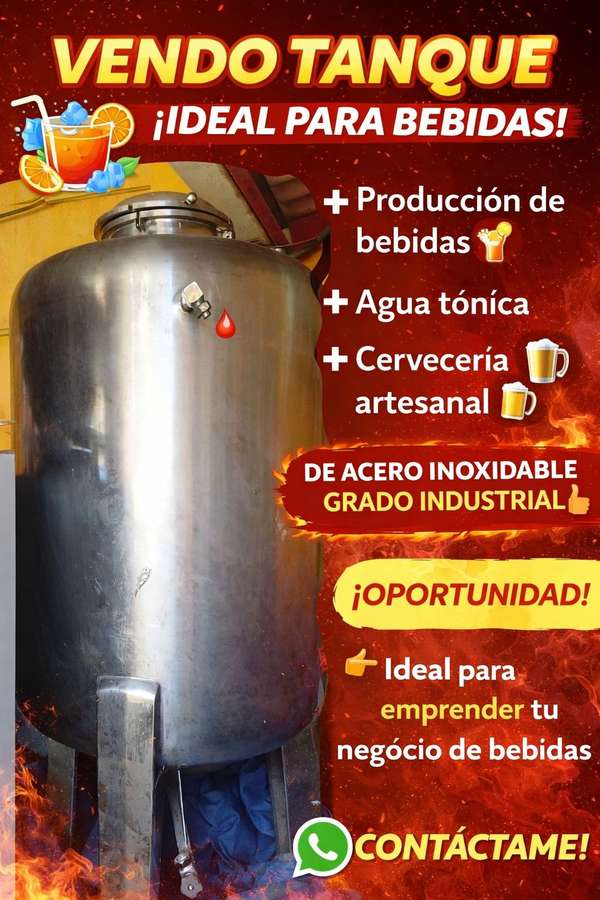Stainless steel storage tank type industrial