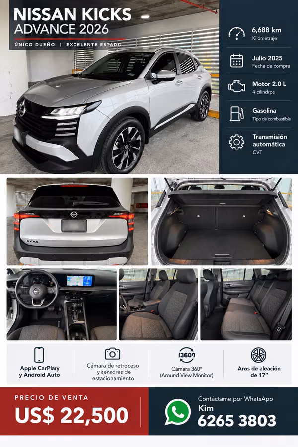 Nissan Kicks Advance 2026