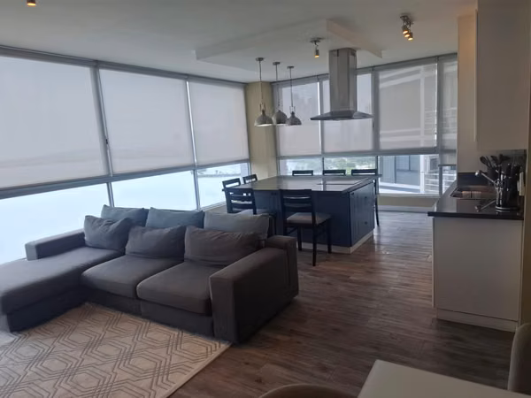 ALQUILO APARTAMENTO EN AVE, BALBOA, AMOBLADO, 2 RECAMARAS, VISTA AL MAR, 140M2.