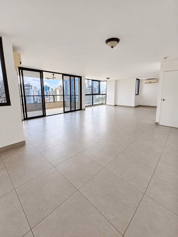 Apartment for sale - 124; Paitilla - 124; 278 m2, 3 rec, balcony, cbe