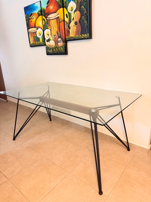 Beautiful glass table