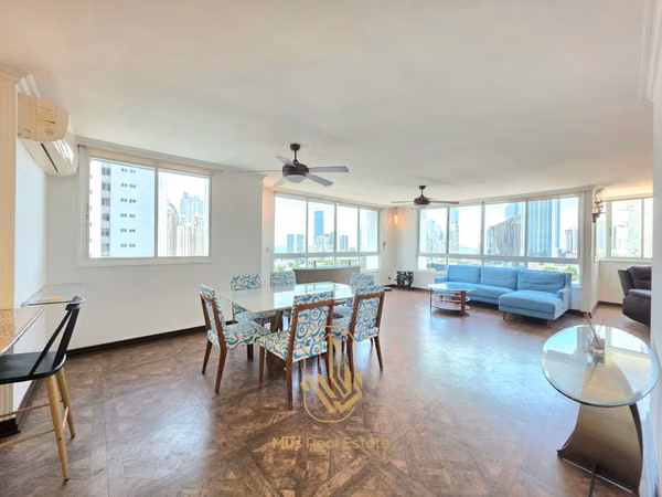 Alquiler de Apartamento Amoblado y Equipado en Calle 50 / Bella Vista, PH Bahía Obarrio - WV