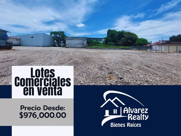 ID# L-0067 Lotes Comerciales en venta ubicados en David, Chiriquí