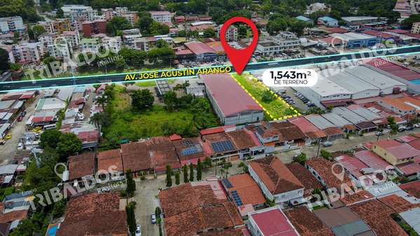 Land for sale on José Agustín Arango Avenue