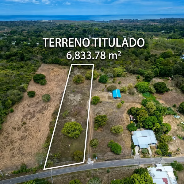 Land for sale, ideal for a country house in El Higo, San Carlos, 500 mts  from the Inter-American Highway and 10 minute