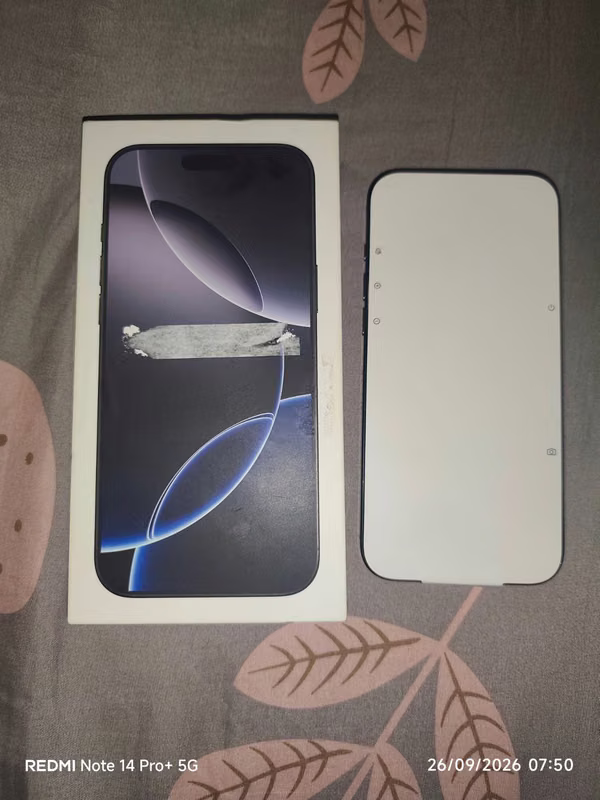 iPhone 16 Promax, new.