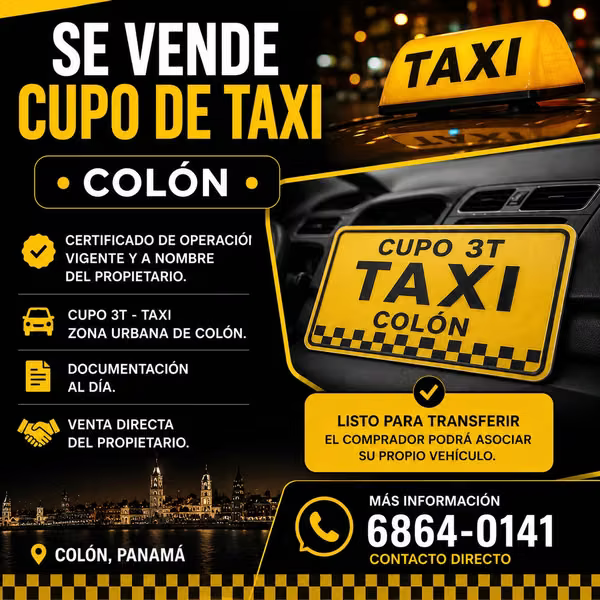 Taxi quota sold ready to pass