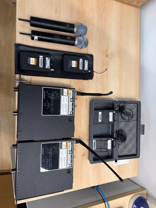 Complete Kit of Shure Microphony