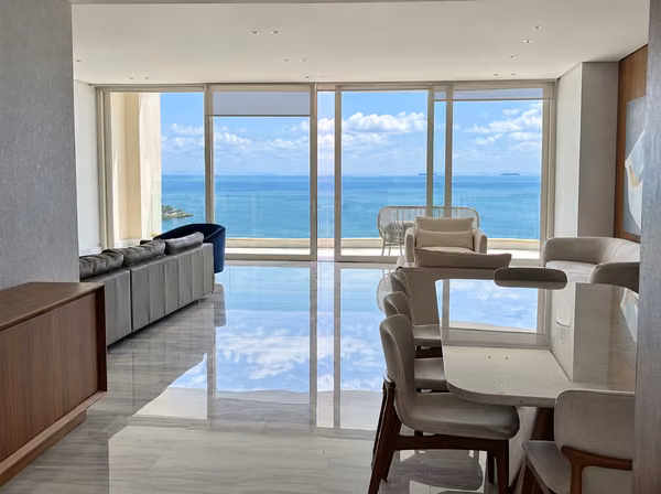 Se alquila apartamento amoblado | The Towers | Paitilla, 329 m2, 3 rec, 3.5 baños