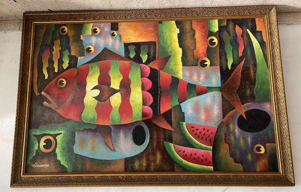 SOLD WORK OF ART BY THE NICARAGUAN ARTIST