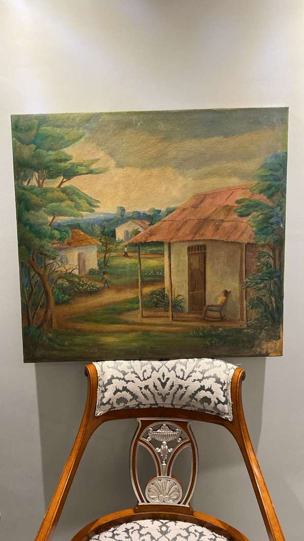 SOLD WORK OF ART BY THE PANAMANIAN MASTER MANUEL ADAN VASQUEZ