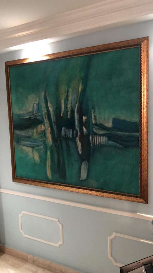 SOLD WORK OF ART BY ECUADORIAN MASTER HECTOR RAMIREZ