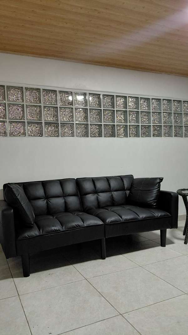 Sofa bed synthetic leather